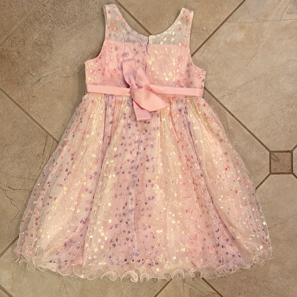 American Girls size 4 pink Easter or flower girl dress - Picture 4 of 4